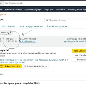 Amazon Alışveriş Sitesi Farklı Fiyat Müşteri Mağduriyeti!