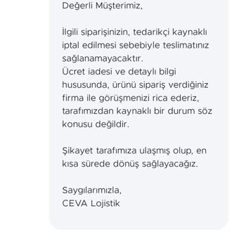 Boraks Dayanıklı Tüketim Malları Gelen Kargomu Boraks İptal Etti