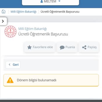 E-Devlet (Turkiye.gov.tr) Ücretli Öğretmenlik Başvurusu