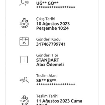 Koray Spor İade Yanlış Ürün
