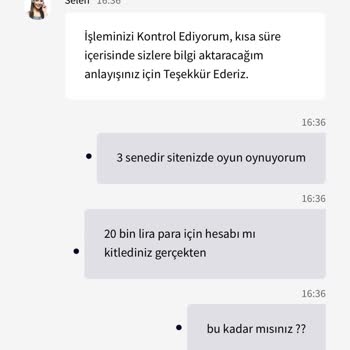 ParisBahis Ödeme Yapmadılar Hesabımı Kapattılar.