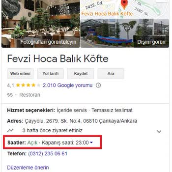Fevzi Hoca Balık-Köfte Saygın Gösterilen İşletmenin Saygısız Davranışı!