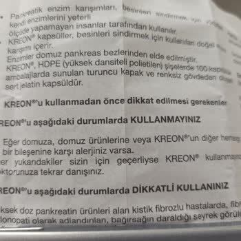 Türkiye İlaç Ve Tıbbi Cihaz Kurumu (titck) Kreon İlaç Domuz Katkılı!