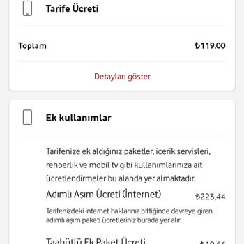 Vodafone Turkcell Tarife Değişikliği Ve Fatura Problemi