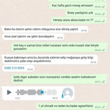 Vivense Satış Sonrası Hizmet (her Şey Satana Kadar! )