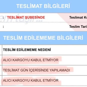 Mudo'dan Yapılan Alışverişte Yaşanan Kargo Sorunu