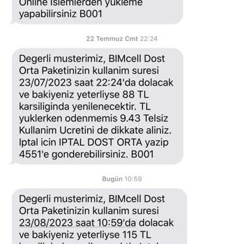 Bimcell Zam Üstüne Zam Yapıyor