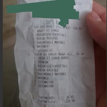 Usta Dönerci İade Almadı Ve İstediğimiz İçeceği Vermedi
