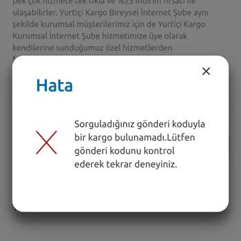 Eve Kargo Takip Numarası
