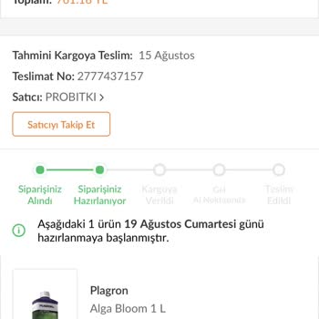 Trendyol Gecikme Ve İptal Edilememe