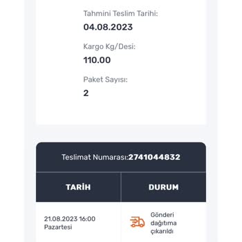 Trendyol Klima Siparişi Beklemesi