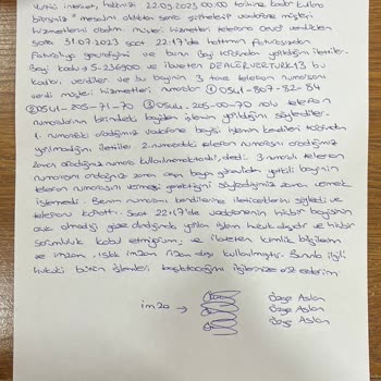 Vodafone Bayisi Bilgim Ve Rızam Dışında Bilgilerimi Kullanıyor