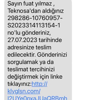 Teknosa İade İşlemimi Veya Değişimi Yapmıyor.
