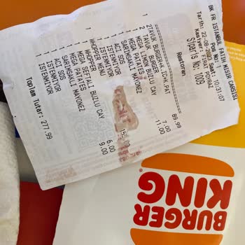 Burger King Siparişimiz Çok Kötü