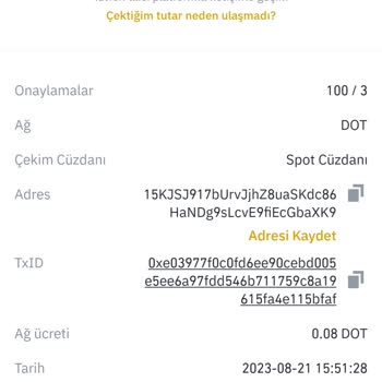 Binance Hesabımdan Paribu Hesabıma Kripto Yatırma
