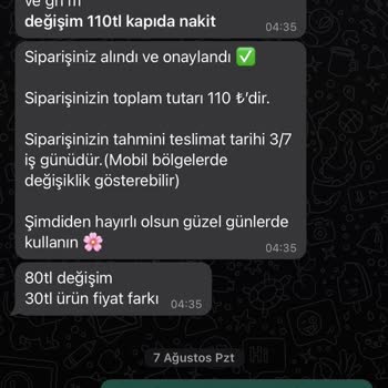 Butiqmi (Instagram) Ürün Değişiminde Sorun