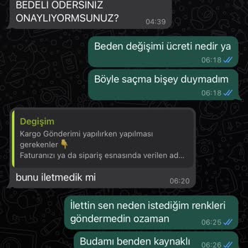Butiqmi (Instagram) Ürün Değişiminde Sorun