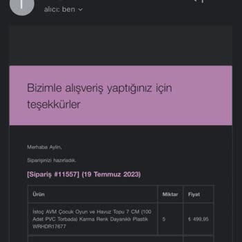 İstoç AVM Teslim Edilmeyen Ürün.