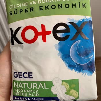 Kotex Gece Natural Hijyenik Ped