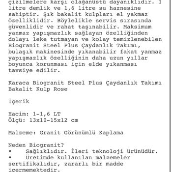 Karaca Züccaciye Karaca Bio Granit Çaydanlık İlk Yıkamada Soyuldu Ve Kulubu Çıktı