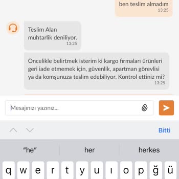 Trendyol Özel Olarak Sipariş Ettiğim Ürün Tanımadığım Yere Teslim Edilmiş