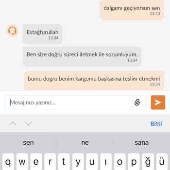Trendyol Özel Olarak Sipariş Ettiğim Ürün Tanımadığım Yere Teslim Edilmiş