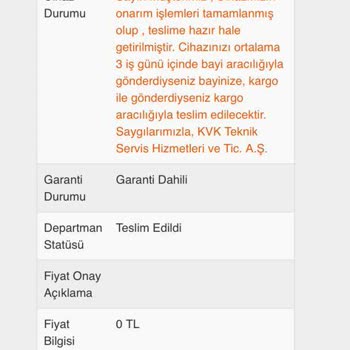 Apple Teknosa KVK Şikayet Orijinal Cihazın Servis Tarafından Bozulması