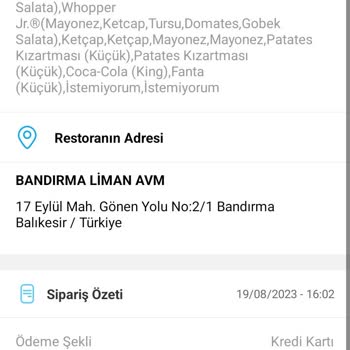Tıkla Gelsin Hesaptan Para Çekildi Fakat Sipariş Onaylanmadı