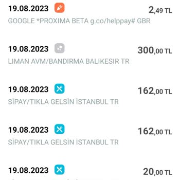 Tıkla Gelsin Hesaptan Para Çekildi Fakat Sipariş Onaylanmadı