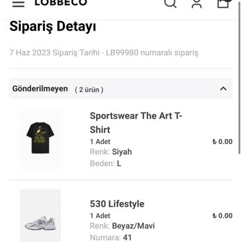 Lobbeco 4 Aydır Gönderilmeyen Kargo Ve İletişim Sorunu