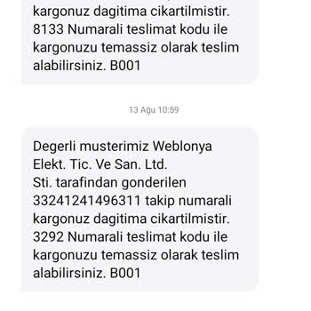 Koçtaş Uygulamasından Siparişim Teslim Edilmedi