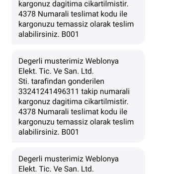 Koçtaş Uygulamasından Siparişim Teslim Edilmedi