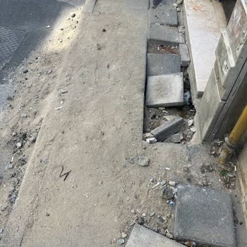İBB - İstanbul Büyükşehir Belediyesi İSKİ Apartmanın Önünü Kazıp Bıraktı
