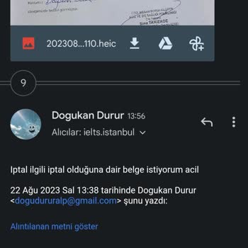 İstanbul IDP Education'dan Aldığım İngilizce Seviye Tespit Sınavının İptali