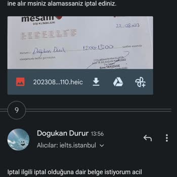 İstanbul IDP Education'dan Aldığım İngilizce Seviye Tespit Sınavının İptali