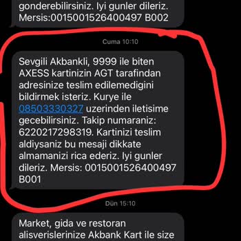 Ordu AGT Kurye Kartımı Teslim Etmiyor!