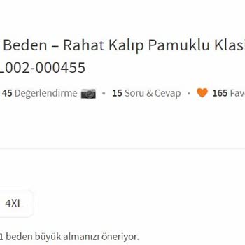 Trendyol, Beden Aldatmacası.