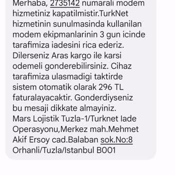 TurkNet Ödeme Yapmama Rağmen Borçlu Çıkartmaya Çalışıyor