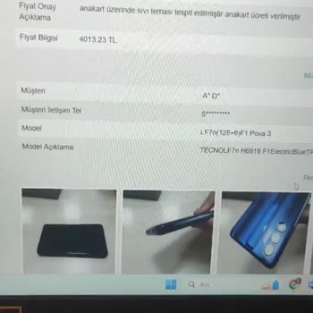 KVK Tecno Pova 3 Garanti Şikayeti