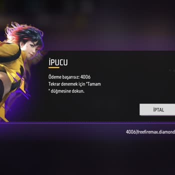 Garena Free Fire Üyelik Elmas Hatası