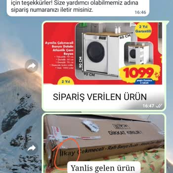 Tiamob 2. Kez Yanlış Gelen Ürün