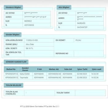 PTT Kargo Fahiş Fiyatlandırma Ve Kitap İndirimi Uygulanmaması