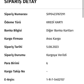 Kartal Yuvası Siparişi Kargoya Verilmemesi