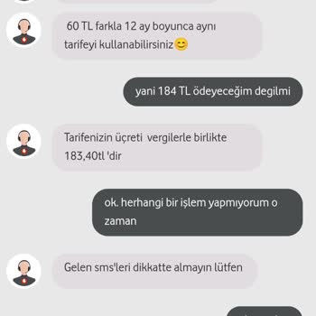 Vodafone Yanımda Uygulamasını Bir Daha Kullanmam