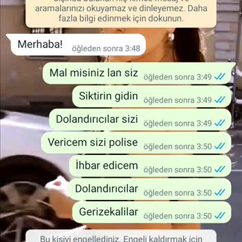 WhatsApp Yurt Dışından Sürekli Gelen Mesajlar