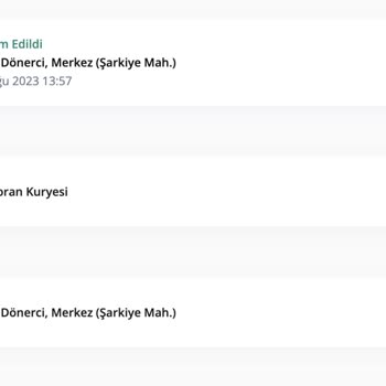 Usta Dönerci Eksik Ürünümü Getirmiyor