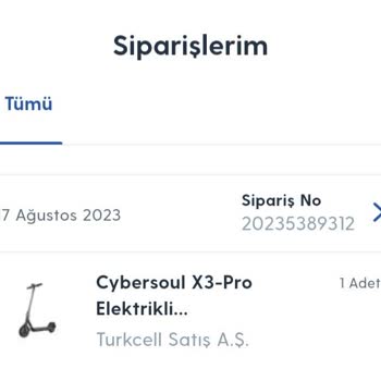 Turkcell Pasaj Uygulamasından Aldığım Ürün Teslim Edilemedi
