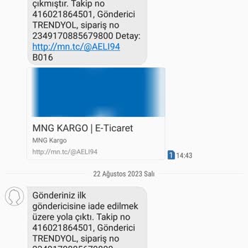 MNG Kargo Memnuniyetsizlik Bu Durumu Maalesef 2 Kez Yaşadım