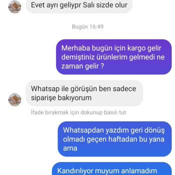 Vav Pratik Eksik İçin Ürün Sipariş İptali Veya Para İadesi