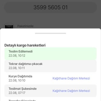 Hepsiburada Teslim Edilemeyen Ürün
